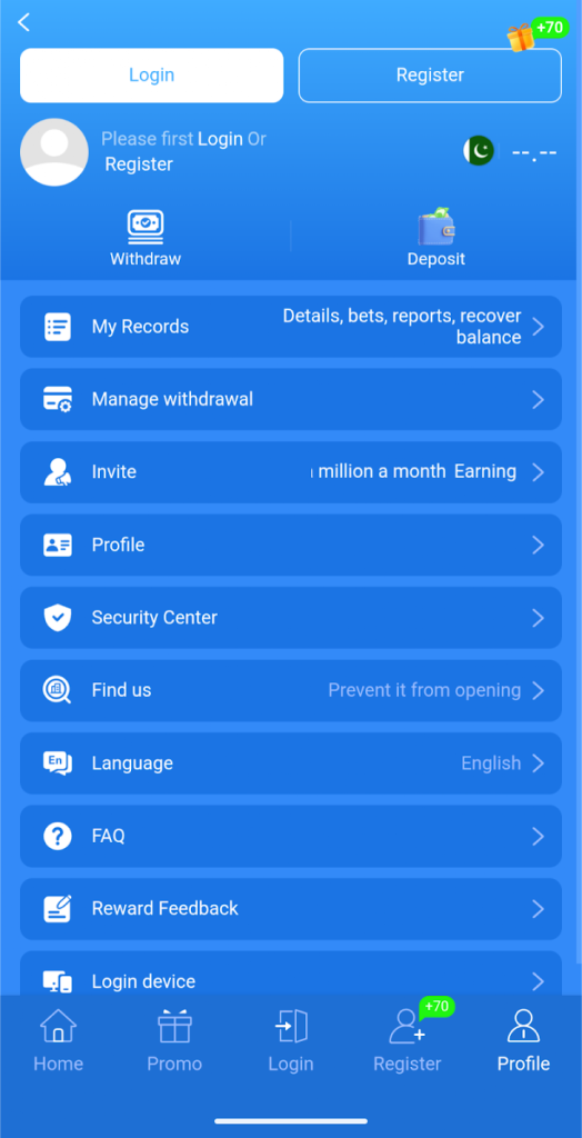 Free Login on 666H